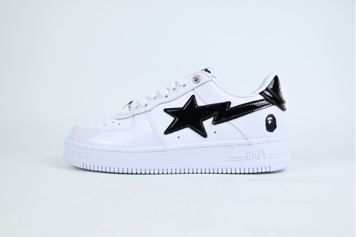 OG A Bathing Ape Bape Sta Black white