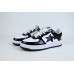OG A Bathing Ape Bape Sta Patent Leather Black White