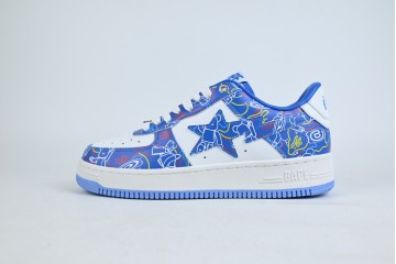 OG A Bathing Ape Bape Sta Medicom Toy Bearbrick Camo Blue