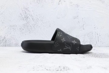 2023 Louis Vuitton Waterfront Mule Monogram Eclipse