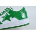 OG A Bathing Ape Bape Sta Patent Leather Green White