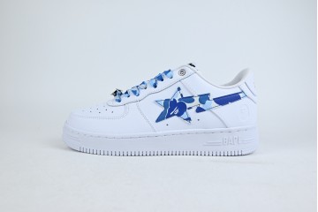 OG A Bathing Ape Bape Sta ABC Camo White Blue