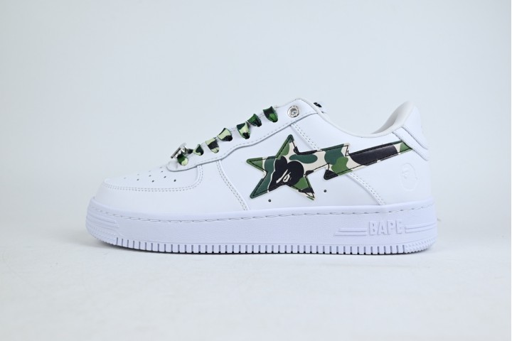 OG A Bathing Ape Bape Sta ABC Camo White Green