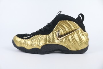 Air Nike Foamposite Pro Metallic Gold