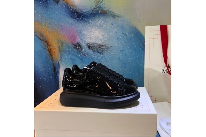 Alexander McQueen Oversized Black Patent