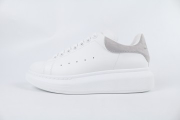 Alexander McQueen Oversized White Light Grey Croc