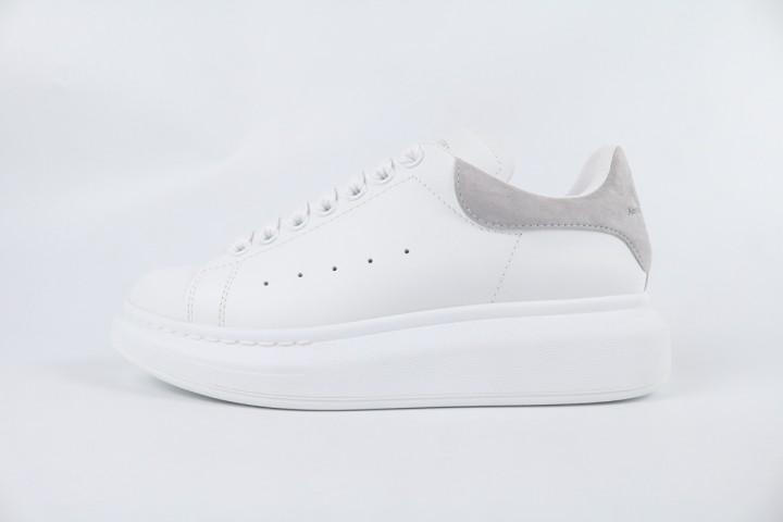 Alexander McQueen Oversized White Light Grey Croc