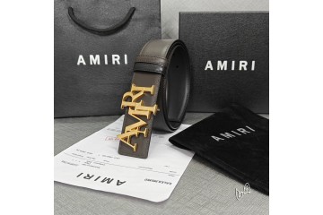 Amiri leather belt brown