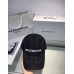 Balenciaga BB Laser Destroyed Velcro Tab Cap Black White