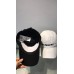 Balenciaga BB Laser Destroyed Velcro Tab Cap Black White