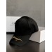 Balenciaga Gold Logo Visor Cap 