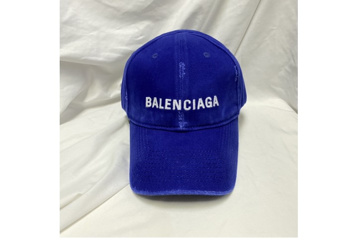 Balenciaga Logo Cap royal blue
