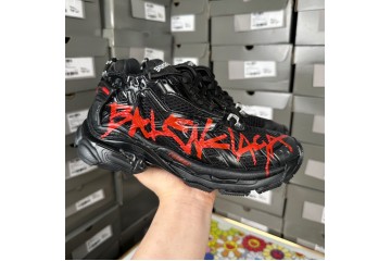 Balenciaga Runner Graffiti Black Red