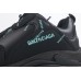 Balenciaga Triple S Allover Logo Black Blue