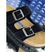 Birkenstock Arizona Birkibuc Nubuck Suede Black