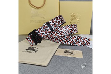 Burberry Belt TB Monogram white red