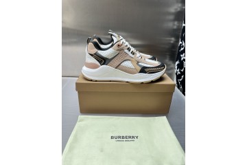Burberry Embossed Mesh Sneakers Archive Beige Black