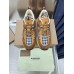 Burberry Embossed Mesh Sneakers Dark Birch Brown