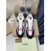 Burberry Embossed Mesh Sneakers Puple Red
