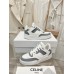 Celine Trainer CT-07  Low Lace-up Grey White