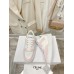 Celine Trainer CT-07 Low Lace-up White Pink