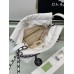 Chanel 22 Mini Handbag 22S Calfskin White Black Logo