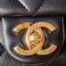 Chanel Flap Bag with Top Handle 23C Black AS3749