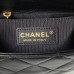 Chanel Flap Bag with Top Handle 23C Black AS3749