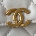 Chanel Flap Bag with Top Handle Mini White