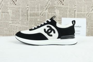 Chanel Low Top Trainer White Black