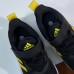 Child Adidas Fortarun El K Black Yellow
