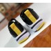 Child Adidas Fortarun El K Black Yellow
