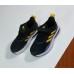 Child Adidas Fortarun El K Black Yellow