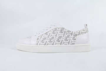 Christian Louboutin White Louis Junior Sneakers