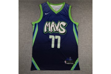 Dallas Mavericks Luka Doncic Jersey 77 Gradient Blue