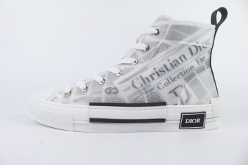 Dior B23 High Top Daniel Arsham Newspaper