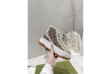 Gucci Brown GG Canvas high top sneaker