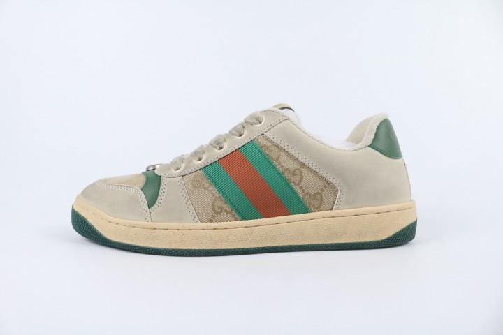 Gucci Screener Butter Leather Green