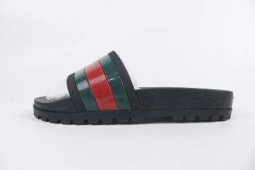 Gucci Web Slide Sandal Black