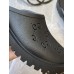 Gucci slip-on sandal Black perforated GG rubber