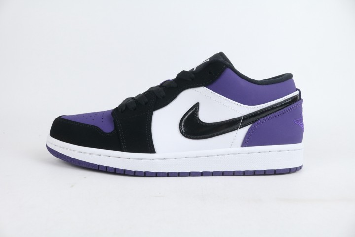 Jordan 1 Low Court Purple