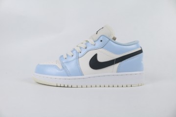 Jordan 1 Low Ice Blue Black