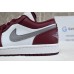 Jordan 1 Low White Bordeaux