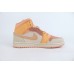  Jordan 1 Mid Apricot Orange