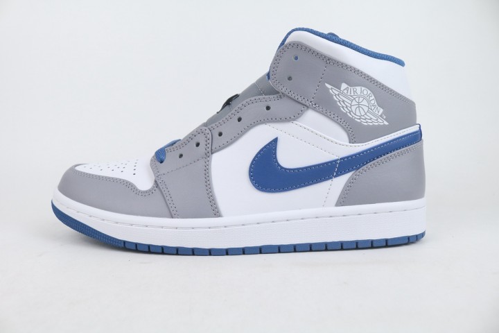 Jordan 1 Mid True Blue Cement