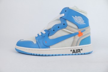 GD Jordan 1 Retro High Off-White University Blue