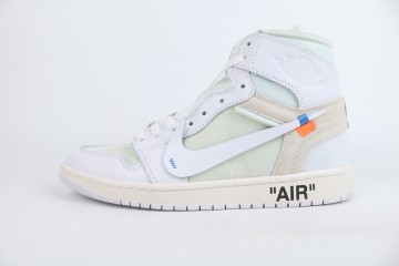 GD  Jordan 1 Retro High Off-White White