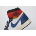 GD Jordan 1 Retro High Union Los Angeles Blue Toe
