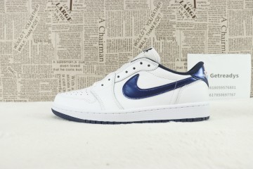 Jordan 1 Retro Low Metallic Blue