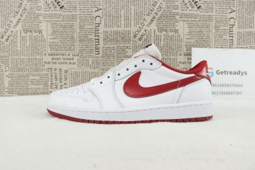 Jordan 1 Retro Low White Varsity Red